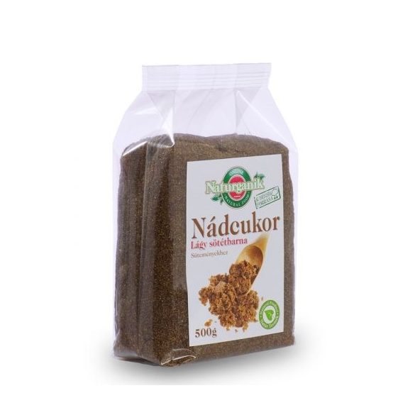 Naturganik nádcukor sötét barna lágy 1000g