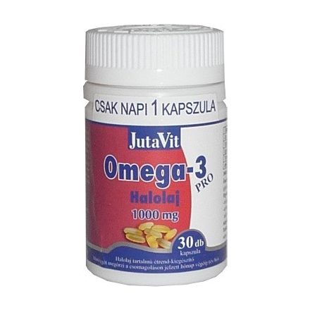 Jutavit omega-3-pro halolaj 1000mg kapszula 30db