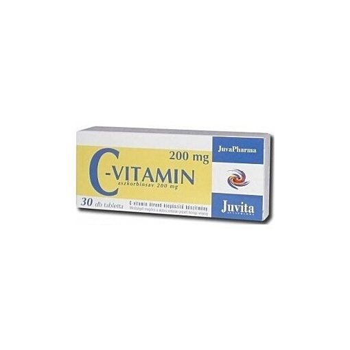 Jutavit c-vitamin 200mg tabletta 60db