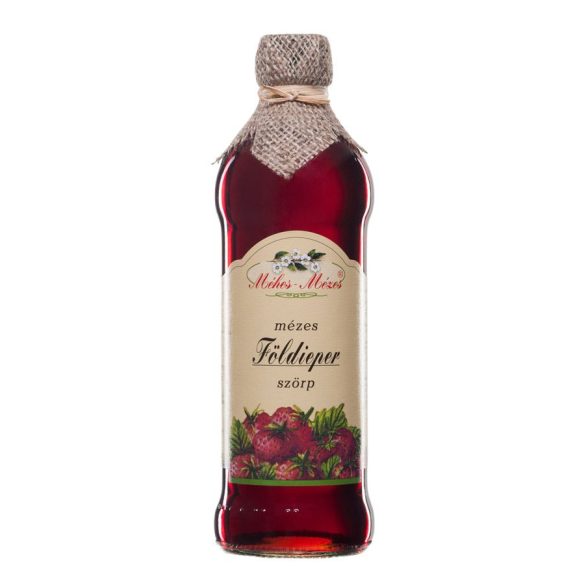 Méhes Mézes szörp földi eper 500g