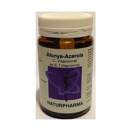 Naturpharma áfonya-acelora kapszula 60db