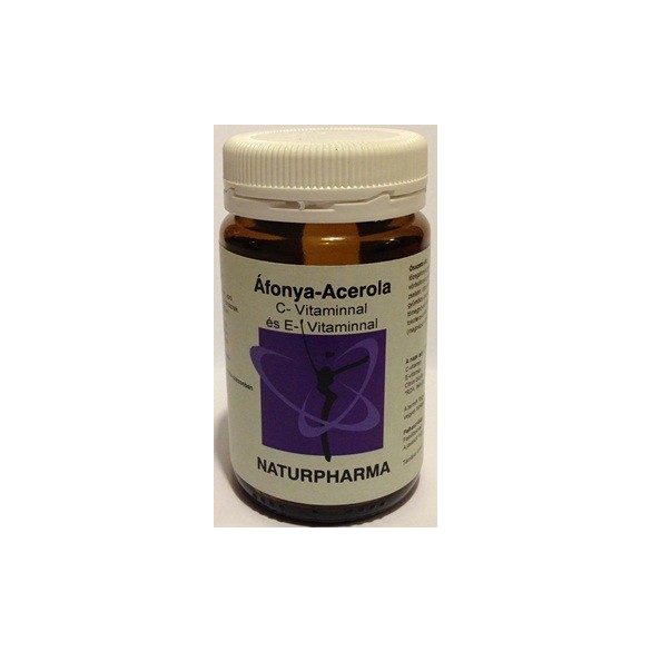 Naturpharma áfonya-acelora kapszula 60db