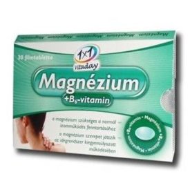 1X1 VITADAY FILMTABLETTA MAGNÉZIUM B6 30DB