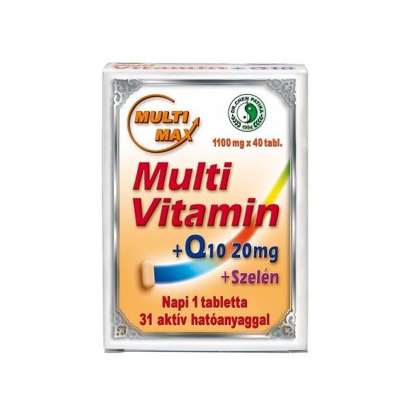 DR.CHEN MULTI-MAX VITAMIN+Q10+SZELÉN TABLETTA 40DB