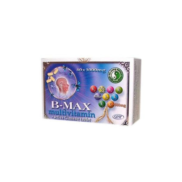 DR.CHEN B-MAX MULTIVITAMIN ÉS AKTÍV GINSENG TABLETTA 40DB
