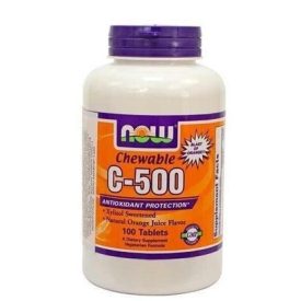 Now c-500 rágótabletta narancs ízű 100db