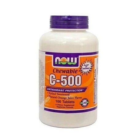 Now c-500 rágótabletta narancs ízű 100db