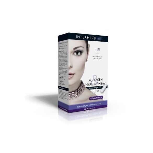 INTERHERB KOLLAGÉN&HYALURONSAV KAPSZULA EXTRA 30DB