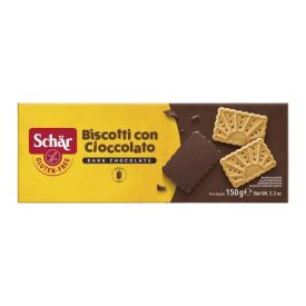 GLUTÉNMENTES SCHAR BISCOTTI KEKSZ CSOKIS 150G