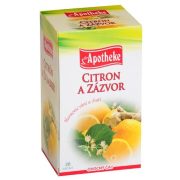 Apotheke tea gyömbéres citrom filteres 20db