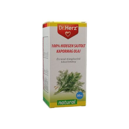 DR.HERZ KAPORMAG OLAJ 100% HIDEGEN SAJTOLT 50ML