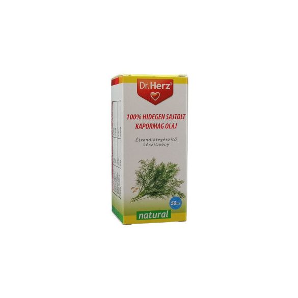 DR.HERZ KAPORMAG OLAJ 100% HIDEGEN SAJTOLT 50ML