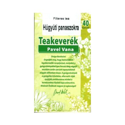 Pavel Vana teakeverék húgyúti panaszokra filteres 40db