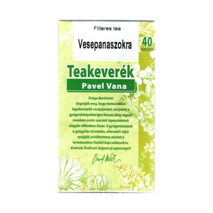 Pavel Vana teakeverék vese panaszokra filteres 40db