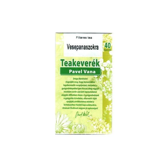 Pavel Vana teakeverék vese panaszokra filteres 40db
