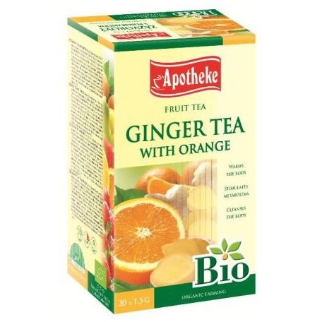 Apotheke tea gyömbéres narancs filteres 20db