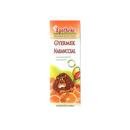 Apotheke gyümölcstea narancs gyermekeknek oroszlán filteres 20db