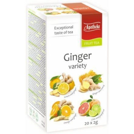 Apotheke tea gyömbéres variációk filteres 20db