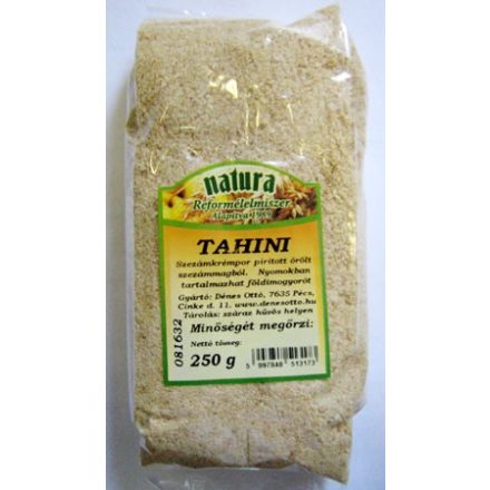 DÉNES-NATURA TAHINI SZEZÁMKRÉMPOR 250G