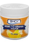 BIOCO MSM+C-VITAMIN 750MG+750MG ITALPOR 60DB