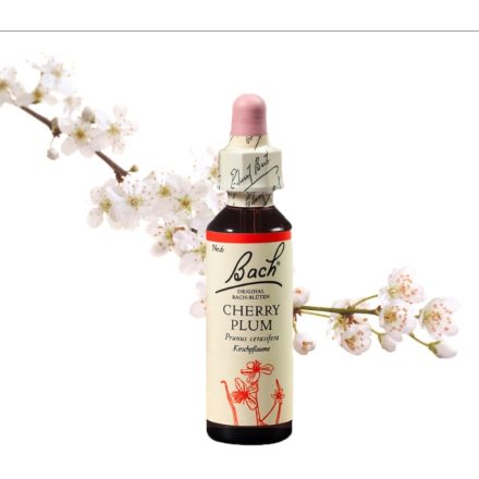 EREDETI BACH VIRÁGESZENCIA CHERRY PLUM- CSERESZNYESZILVA 20 ML- A HIGGADTSÁG VIRÁGA