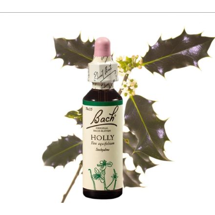 EREDETI BACH VIRÁGESZENCIA HOLLY-MAGYAL 20 ML-A SZÍVET MEGNYITÓ VIRÁG