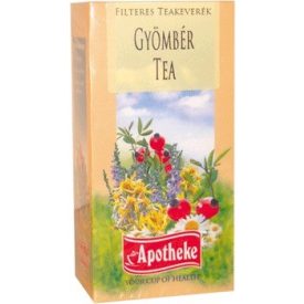 Apotheke tea gyömbér filteres 20db