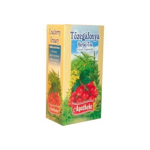 Apotheke tea tőzegáfonya filteres 20db