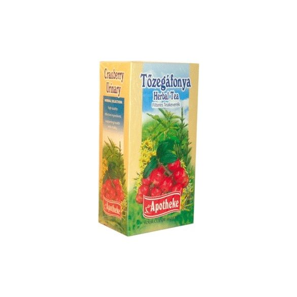 Apotheke tea tőzegáfonya filteres 20db