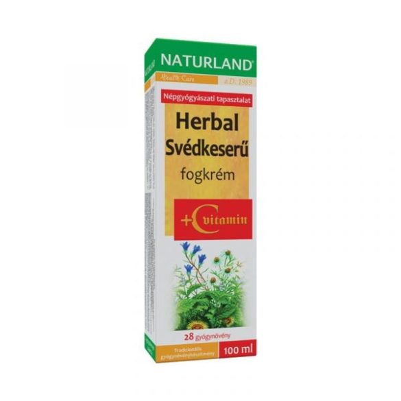 NATURLAND SVÉDKESERŰ FOGKRÉM+C-VITAMIN 100ML
