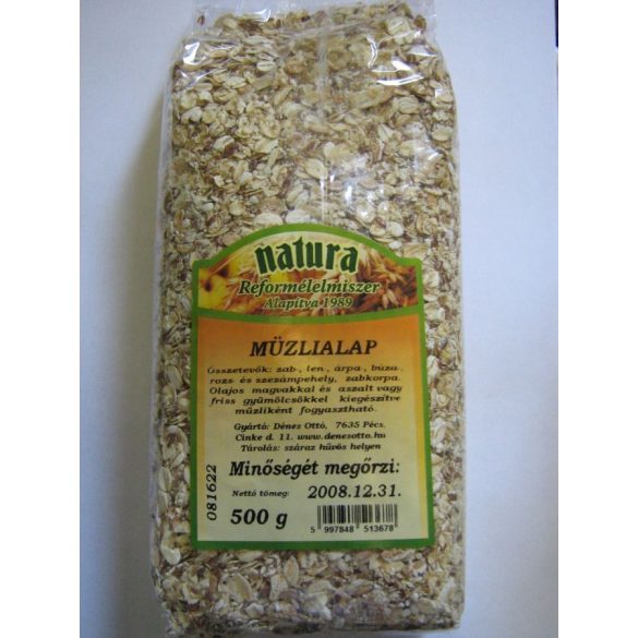 DÉNES-NATURA MÜZLIALAP 500G
