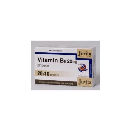 Jutavit vitamin b6 20mg tabletta 30db