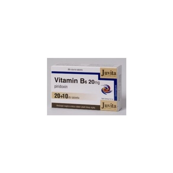 Jutavit vitamin b6 20mg tabletta 30db