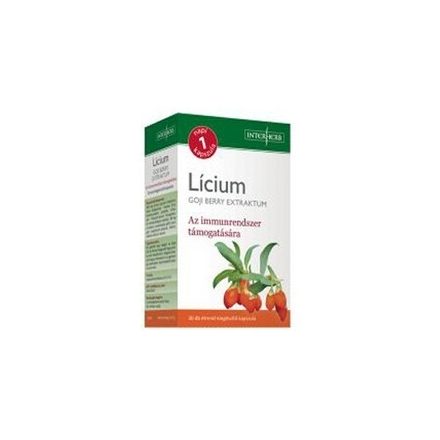 INTERHERB NAPI 1 LÍCIUM-GOJI BERRY EXTRAKTUM KAPSZULA 30DB