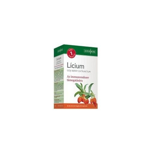INTERHERB NAPI 1 LÍCIUM-GOJI BERRY EXTRAKTUM KAPSZULA 30DB