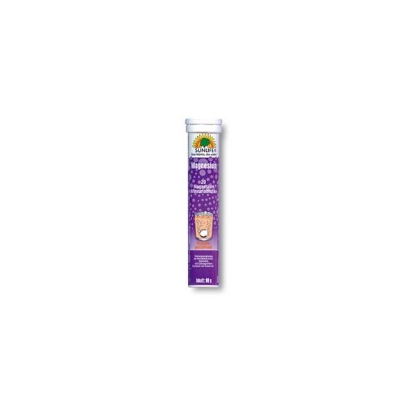 SUNLIFE MAGNÉZIUM PEZSGŐTABLETTA 20DB