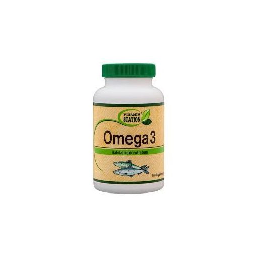 Vitamin Station Omega 3 halolaj kapszula 90 db