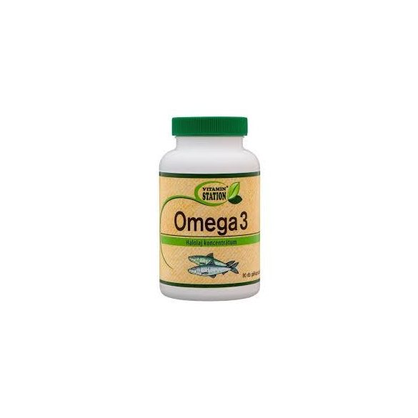 VITAMIN STATION OMEGA 3 HALOLAJ KAPSZULA 90DB