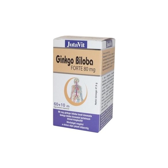 Jutavit ginkgo biloba forte 80mg tabletta 70db