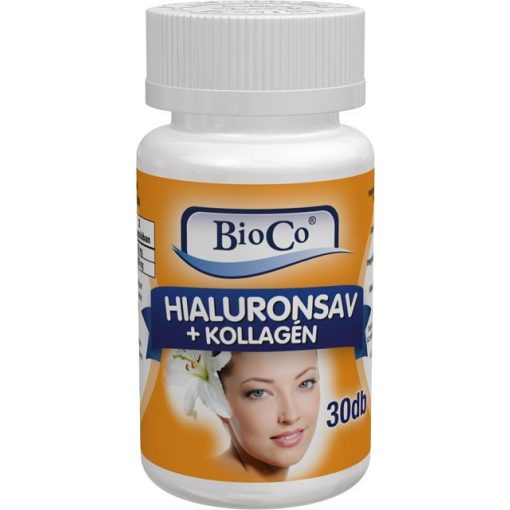 Bioco Hialuronsav + Kollagén kapszula 30db