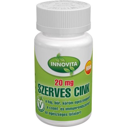 INNOVITA SZERVES CINK TABLETTA 60DB