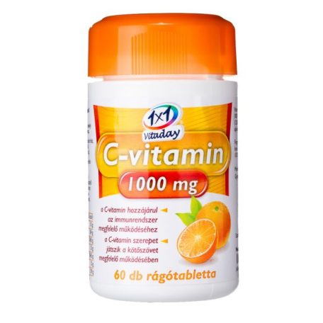 1x1 Vitaday rágótabletta c-vitamin 1000mg 60db