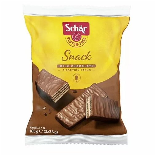 Gluténmentes schar wafer mogyorókrémes ostya 125g