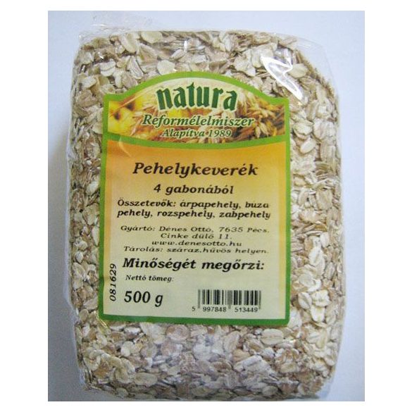 NATURA PEHELYKEVERÉK 4 GABONÁBÓL 500G