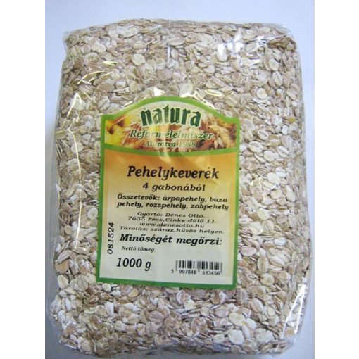 NATURA PEHELYKEVERÉK 4 GABONÁBÓL 1000G