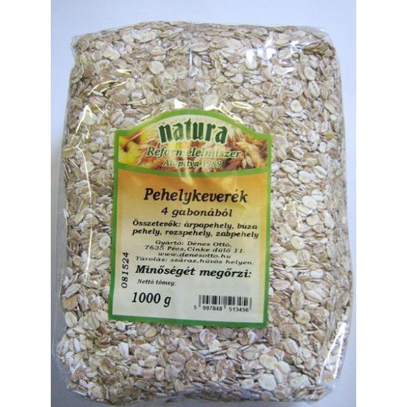 NATURA PEHELYKEVERÉK 4 GABONÁBÓL 1000G