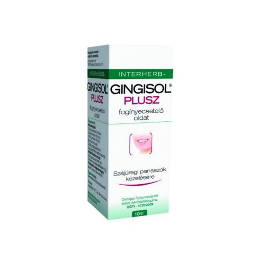 Gingisol Plusz fogínyecsetelő oldat 10ml 
