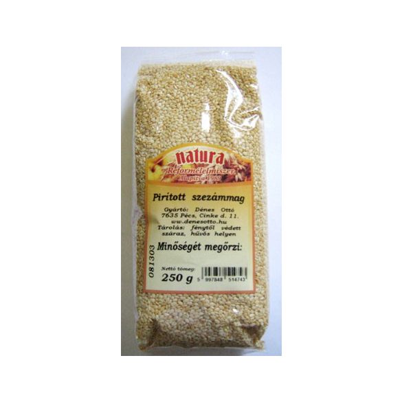 NATURA SZEZÁMMAG PIRÍTOTT 250G