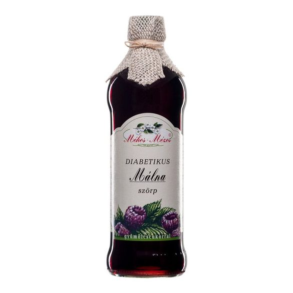 Méhes Mézes szörp málna fruktózzal 500g