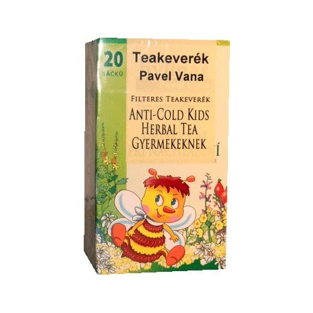 Pavel Vana teakeverék anti-cold herbal gyermekeknek filteres 20db